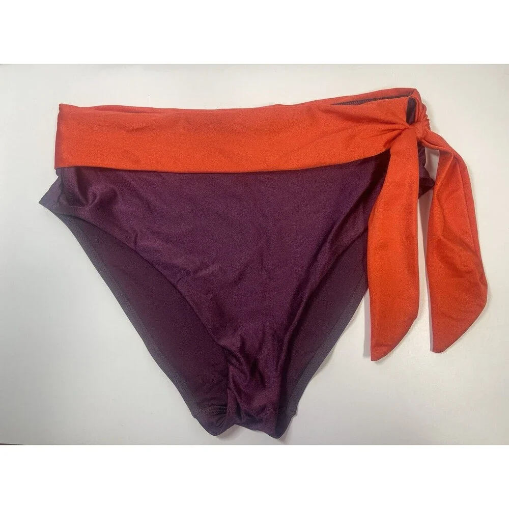 Zimmermann Violet ColorBlock Bikini Bottom